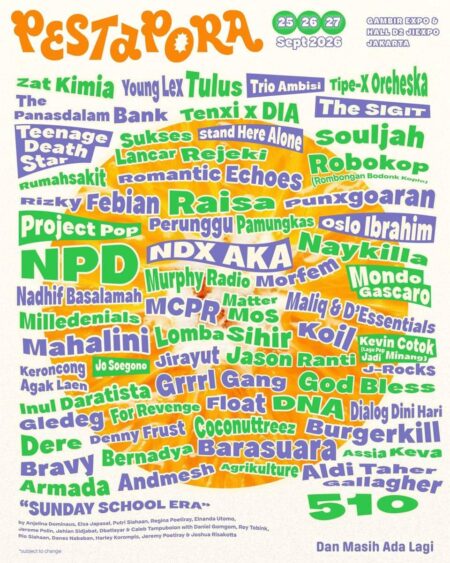 Pestapora 2026 Umumkan Line Up Fase 1, Tulus hingga Mahalini Hadir