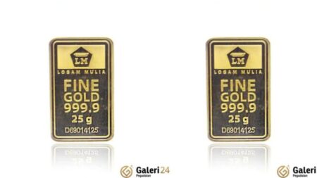 Harga Emas Galeri 24, Antam dan UBS Turun di Pegadaian 7 April 2026