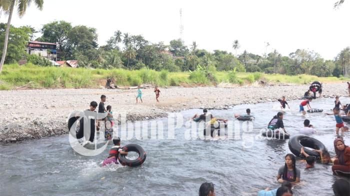 Lubuk Minturun Padang Kembali Ramai, Wisata Air Segar dengan Harga Terjangkau