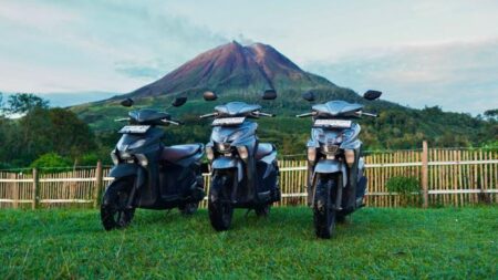 Yamaha GEAR ULTIMA Mengarungi Tanjakan Gunung Sinabung dengan Mesin Hybrid Tangguh