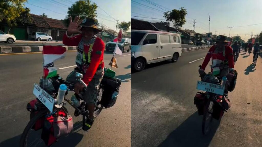 Pugianto, Buruh Klaten Bersepeda ke Mekkah di Usia 55 Tahun untuk Umrah