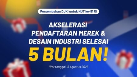 DJKI Percepat Layanan Merek dan Desain Industri Jadi 5 Bulan